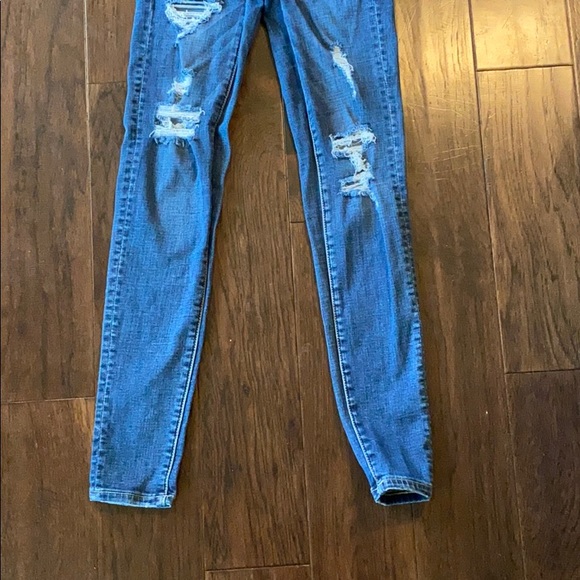 American eagle high waist destroyed jean jegging - Picture 3 of 7